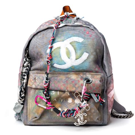 chanel graffiti bag fake|vintage chanel backpacks.